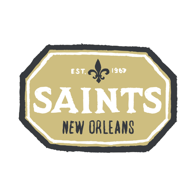 New Orleans Saiiiints 01 by Very Simple Graph