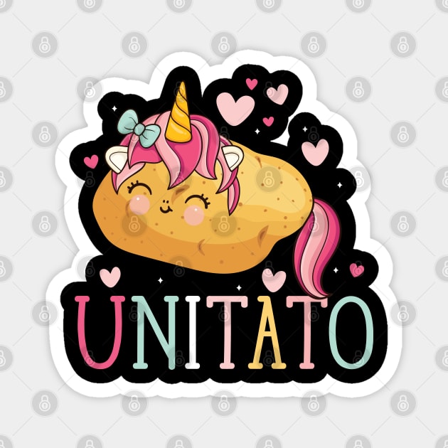 Unitato Potato Magnet by AngelBeez29