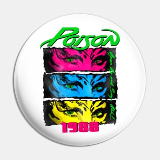 Poison Band Pins and Buttons for Sale