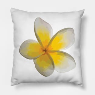 Frangipani —Yellow Pillow