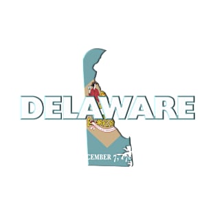 Delaware Colored State T-Shirt