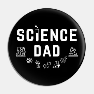 Science Dad Smart Father Pin