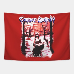 Connor Quimby - Fallen (Red) Tapestry