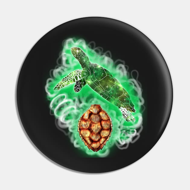 Spiritual Release-Turtle Pin by Dracophile