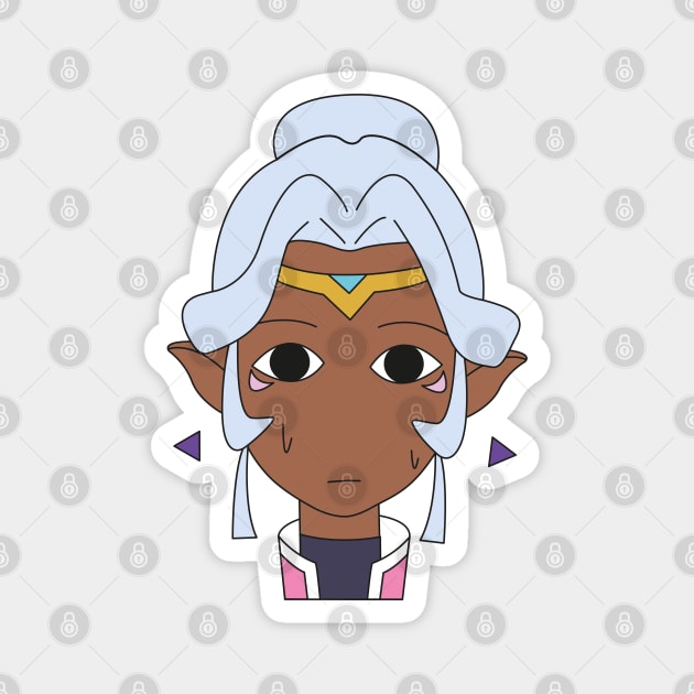 Allura "What just happened?" Magnet by ScarletRigmor