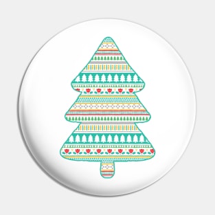 Bright and Happy Fair Isle Pin