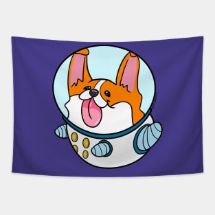 Space Corgi Tapestry