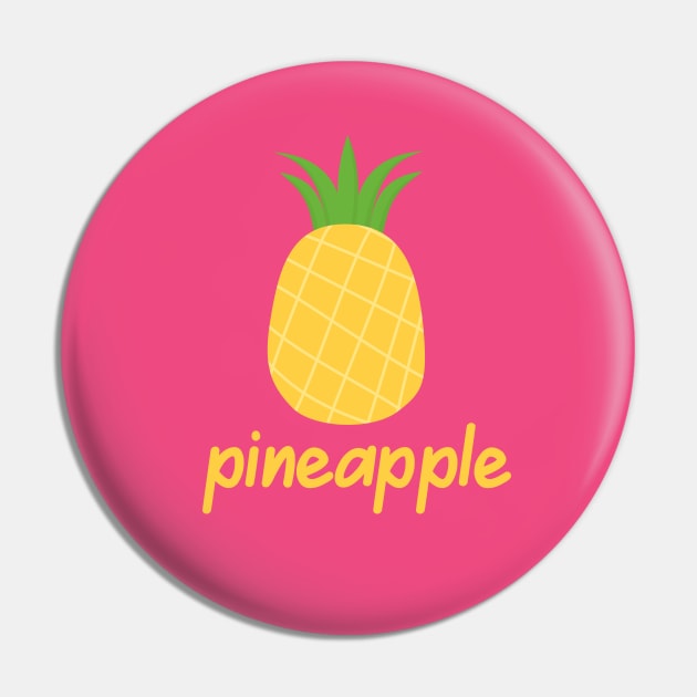 Pineapple Loves Pin by Aspita