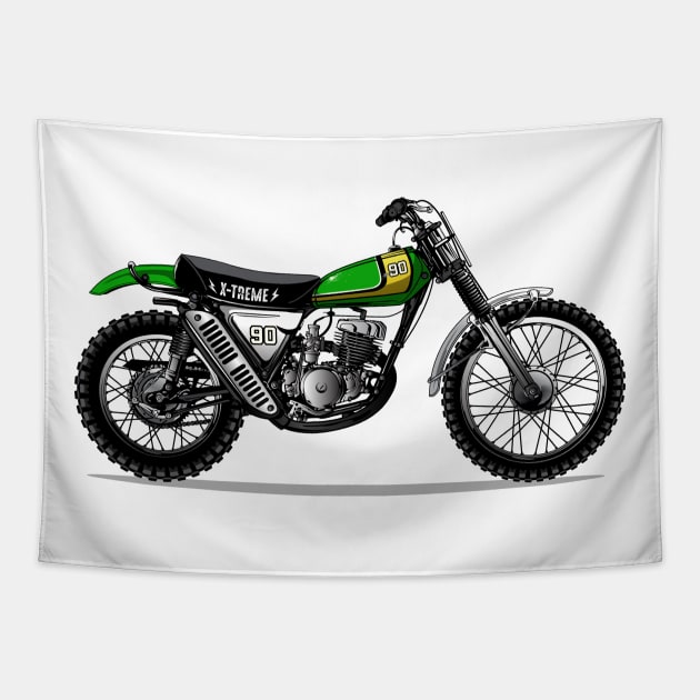 Motocross Tapestry by TambuStore