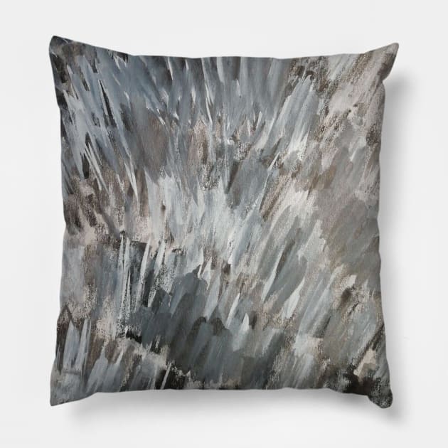 Abstract Painting Design #2 Pillow by MrBenny