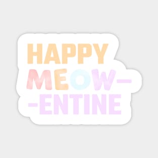 Happy Meowentine Magnet