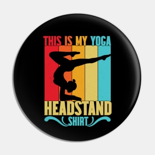 This is my yoga headstand shirt Pin