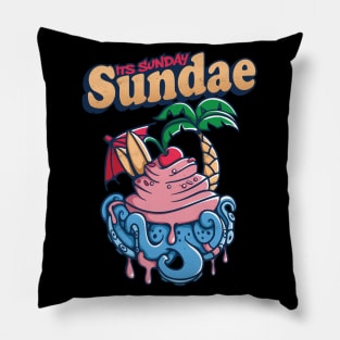 Its Sunday Sundae Pillow