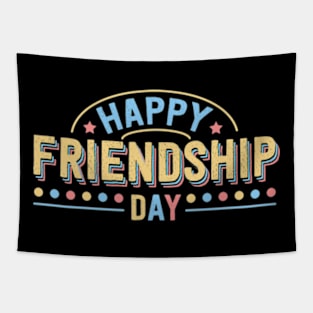 Happy Friendship Day Tapestry