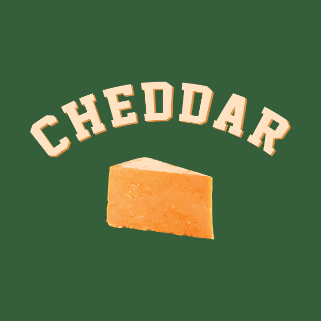 Cheddar funny college team cheese block logo by terrybain