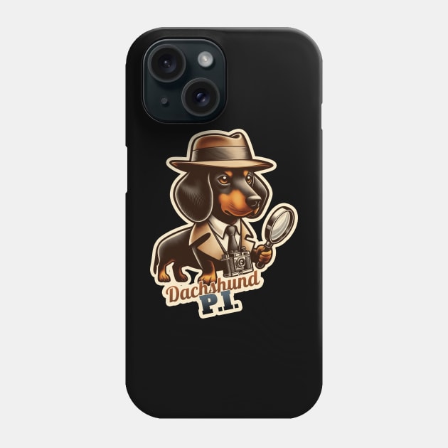 Dachshund PI Phone Case by k9-tee