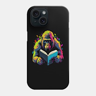 Gorilla Reads Book Phone Case