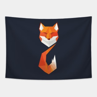 Geometric Fox Tapestry