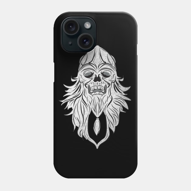 Viking skull 2 Phone Case by Georgeswift