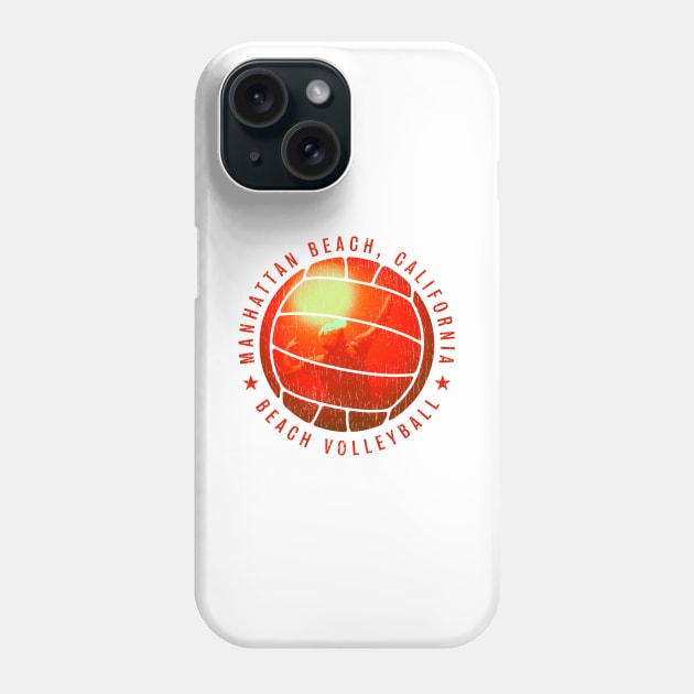 Hermosa Beach, California Beach Volleyball Phone Case by cjboco