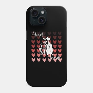 RIP Heart Throb Ombré Red Hearts Yellowstone Valentines Day Design Phone Case