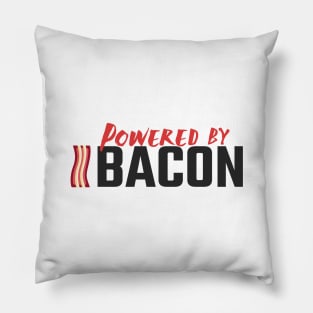 Powered by bacon Pillow