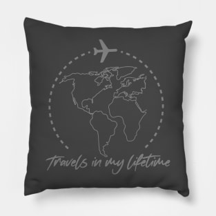 Travels in my Lifetime Pillow