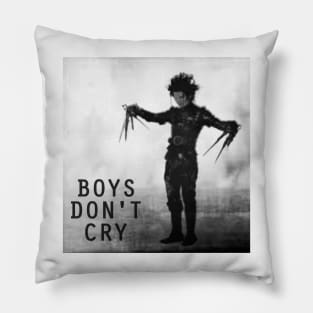 the cure boys don't cry edward scissorhands Pillow