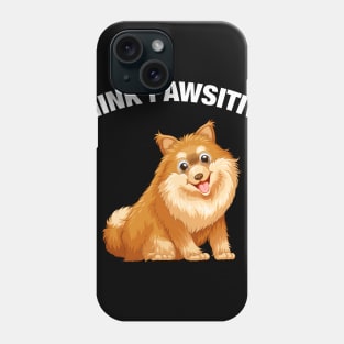 Think Pawsitive - Pomeranian Phone Case