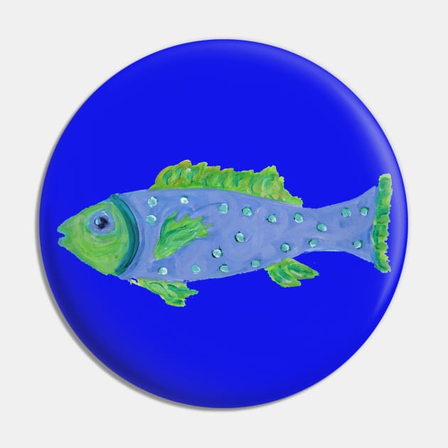 blue fish painting Pin by AudreyJane