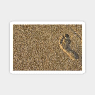 Footprint in the Sand Magnet