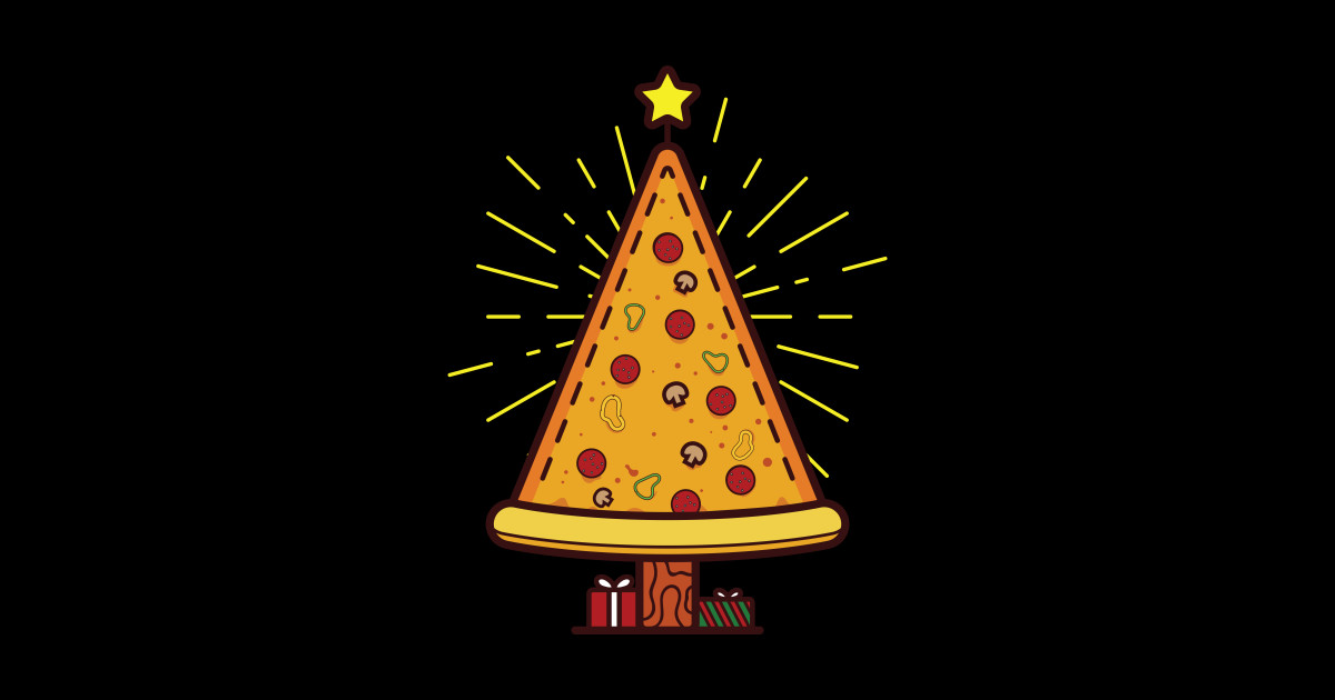 Pizza Tree Pizza Sticker TeePublic