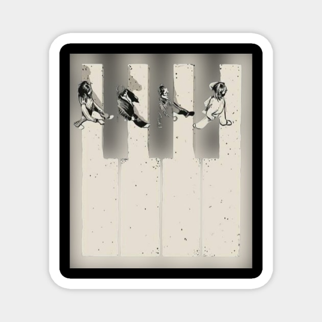 abbey road parody Magnet by hot_issue