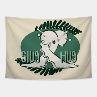 Slug Hug and Ferns Tapestry