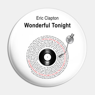 WONDERFUL TONIGHT LYRICS ILLUSTRATIONS Pin