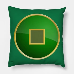 Symbol: Earth Kingdom Pillow