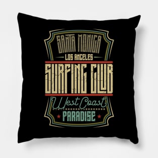 Santa Monica Surfing Club Pillow