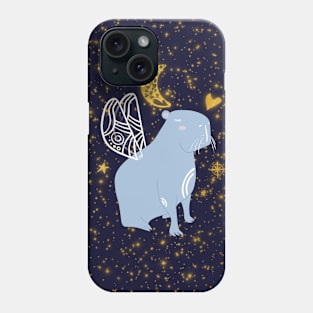 Calm Stellar Capybara Edit Phone Case