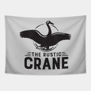 The Rustic Crane apparel Tapestry