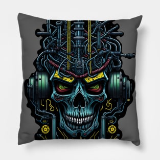 Cyborg Heads S02 D10 Pillow