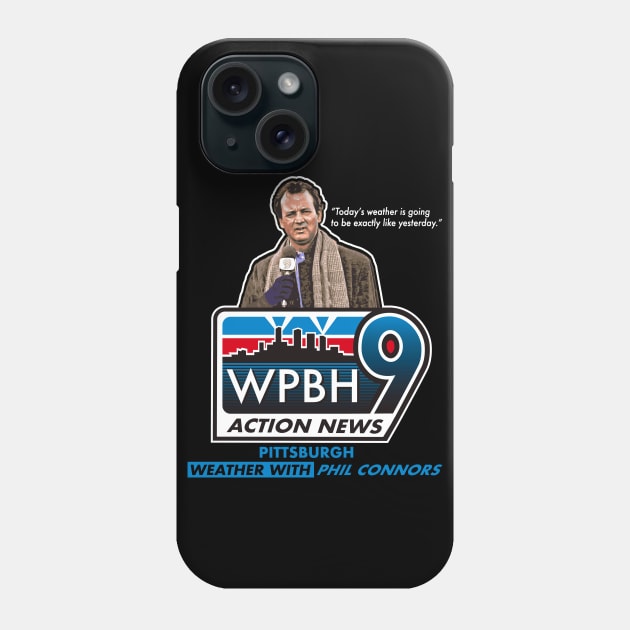 Phil Connors Weatherman Phone Case by Alema Art