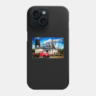 Vintage Gas Station And Truck Phone Case