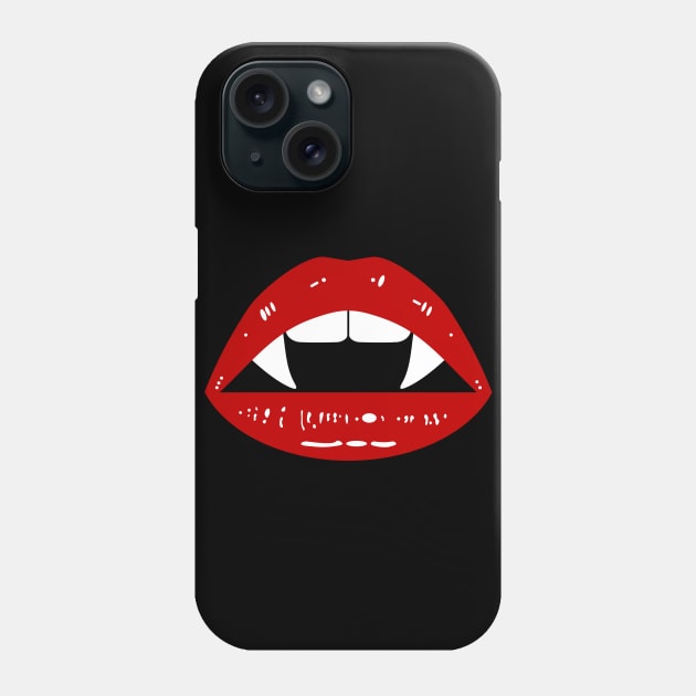 Vampire Kiss Phone Case by DavesTees