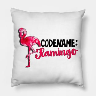 West Wing Codename Flamingo Pillow