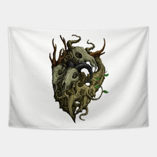 skull deer Tapestry