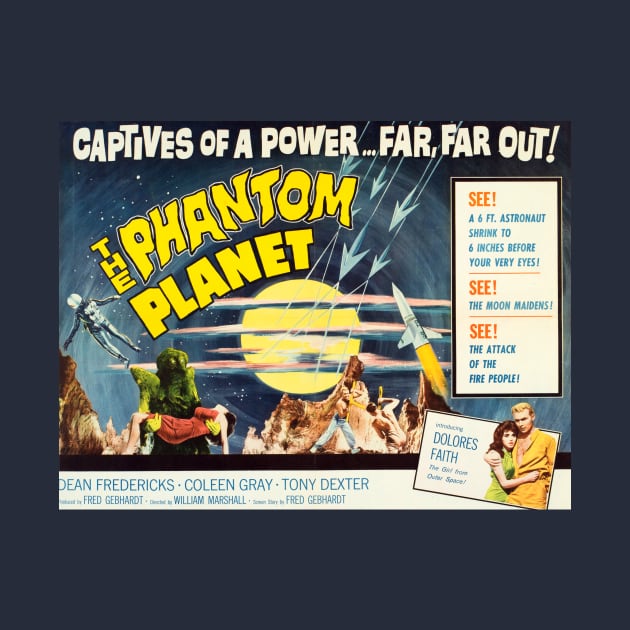 Classic Science Fiction Lobby Card - Phantom Planet by Starbase79