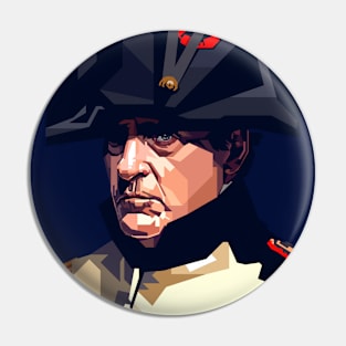 Napoléon Bonaparte Geometric Skin tone Portrait Pin