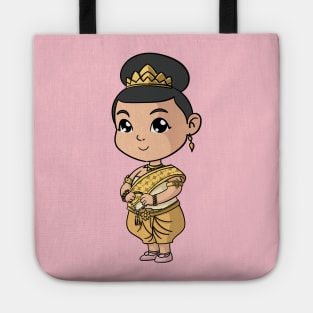 Khmer Cambodian Young Girl Character Tote