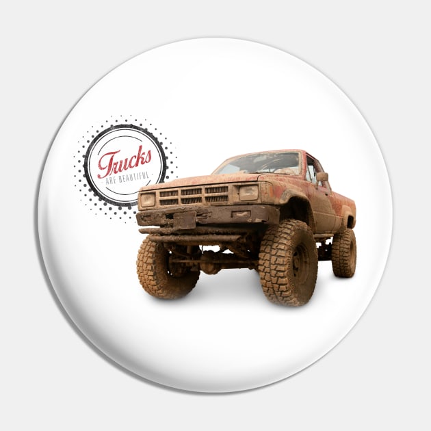 Muddy Toyota 4x4 Pickup Truck Pin by 6thGear