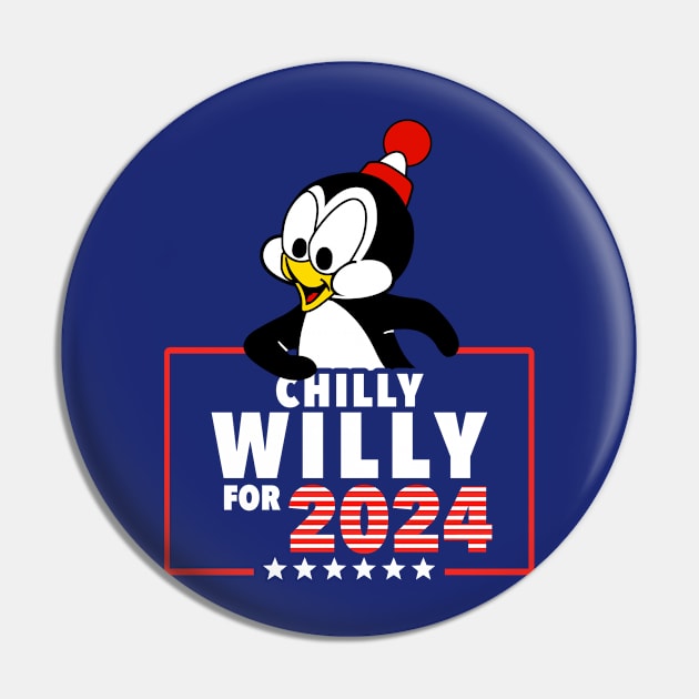 Chilly Willy USA President - Woody Woodpecker Pin by LuisP96